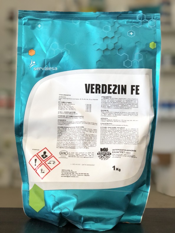 Verdezin Fe (BIO) Μείγμα ιχνοστοιχείων (B, Mn, Mo, Fe, Zn) με Μαγνήσιο (Mg) (1kg)