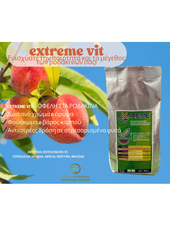 eXtreme vit Βιοδιεγέρτης με αμινοξέα, βιταμίνες και κάλιο 