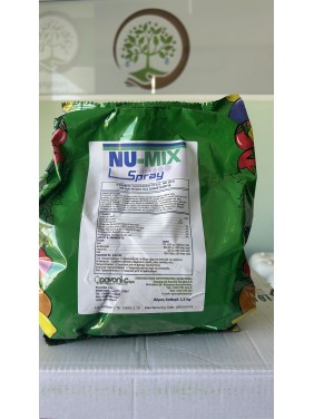 Nu-Mix Spray – Διαφυλλικό λίπασμα πλούσιο σε άζωτο, μαγνήσιο, ψευδάργυρο, μαγγάνιο, σίδηρο 2,5kg Nu-Mix Spray – Διαφυλλικό λίπασμα πλούσιο σε άζωτο, μαγνήσιο, ψευδάργυρο, μαγγάνιο, σίδηρο 2,5kg