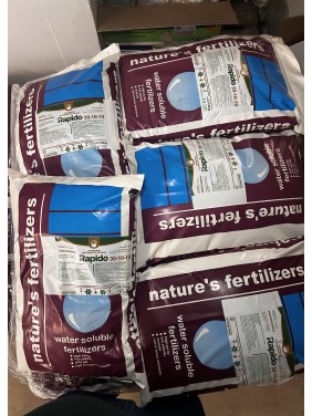 Rapido 30-10-10 Λίπασμα πολυτελείας για υδρολίπανση και διαφυλλικους ψεκασμους ( Παλέτα 600kg) Rapido 30-10-10 Λίπασμα πολυτελείας για υδρολίπανση και διαφυλλικους ψεκασμους ( Παλέτα 600kg)